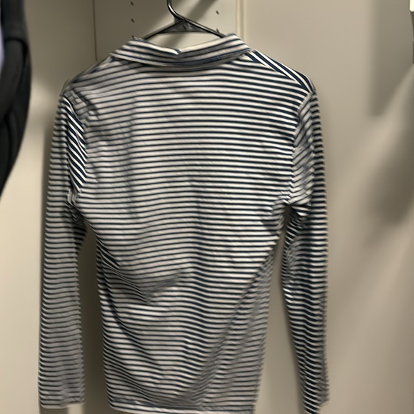J Crew Crewcuts Long Sleeve Striped Polo - Picture 4 of 4